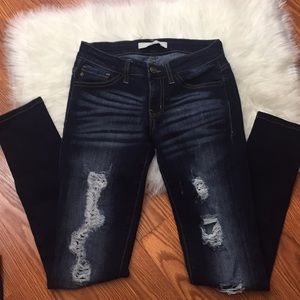 Kancan distressed jeans